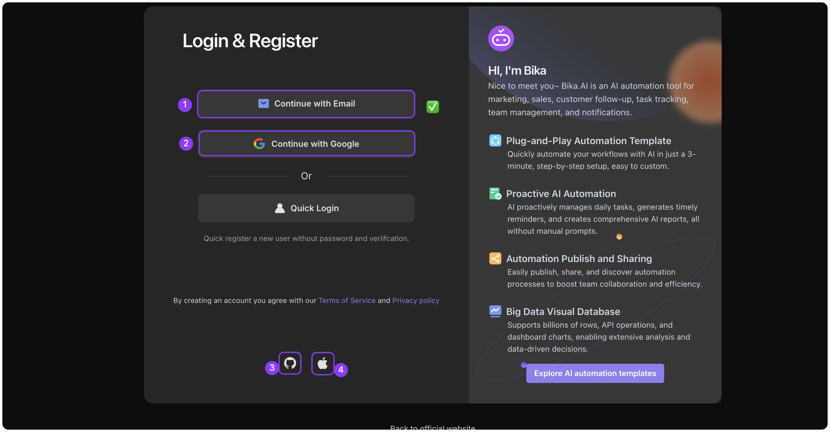 login